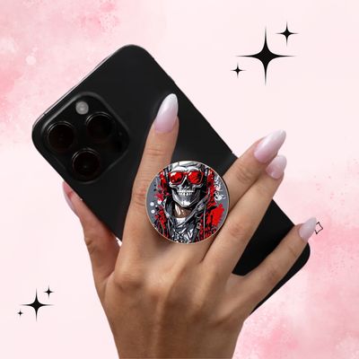 Phone grip tête de mort