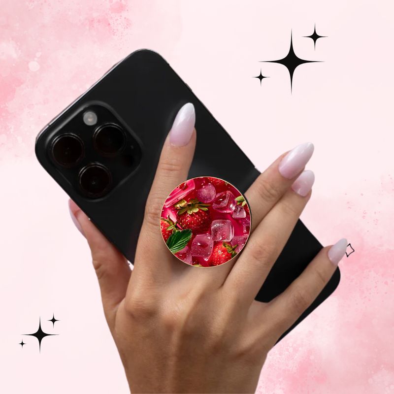 Phone Grips fraises &amp; Glaçons 