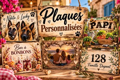 PLAQUES PERSONNALISEES
