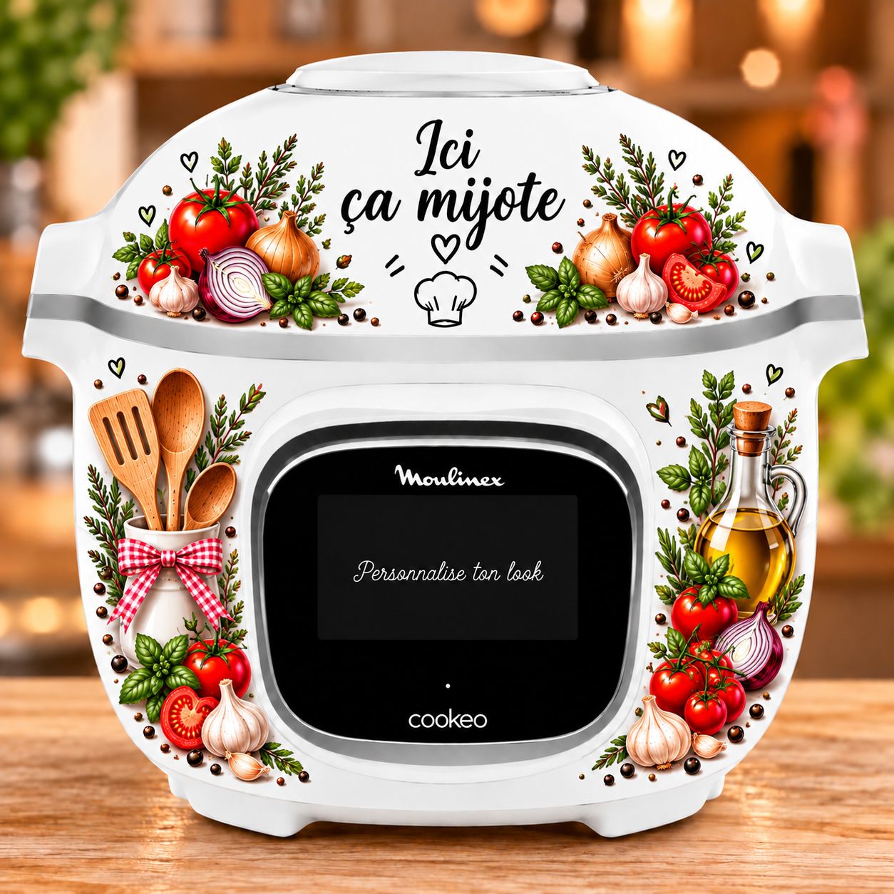 Stickers Cookeo personnalisés – Autocollants décoration Cookeo – Sticker robot cuisine
