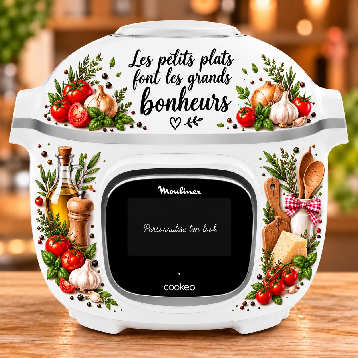 Stickers Cookeo personnalisés – Autocollants décoration Cookeo – Sticker robot cuisine aliments