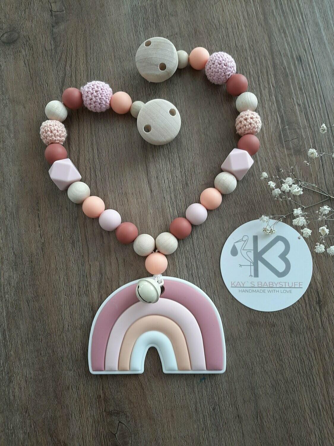 Kinderwagenekette Regenbogen