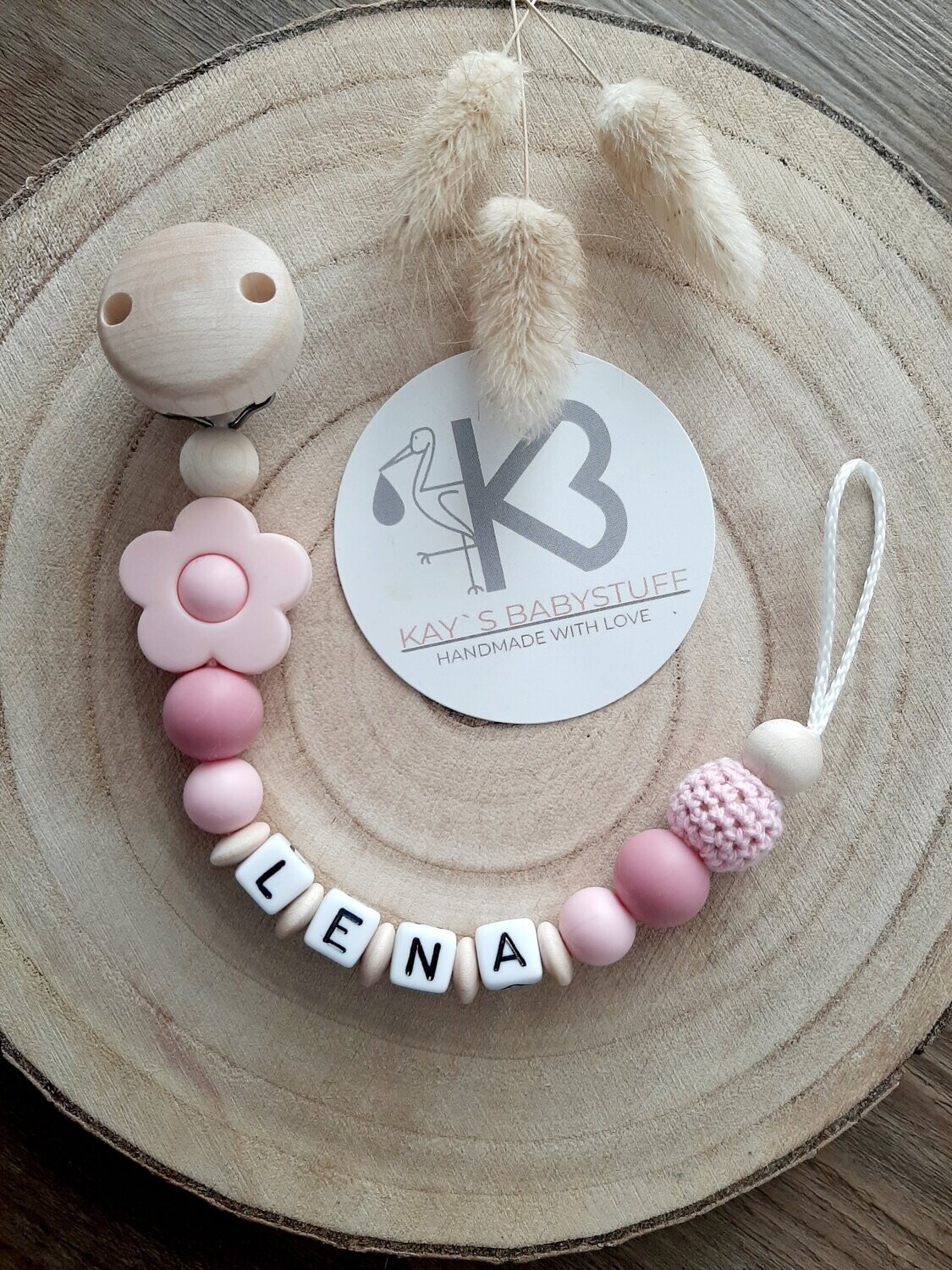 Schnullerkette Blümchen