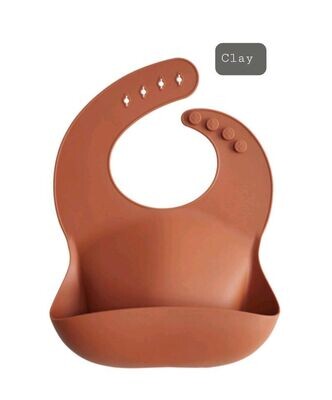 Silikonlätzchen Marke mushie "clay"