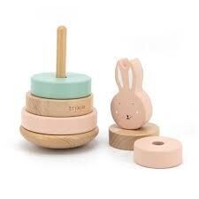 Holz Stapelturm - Mrs. Rabbit