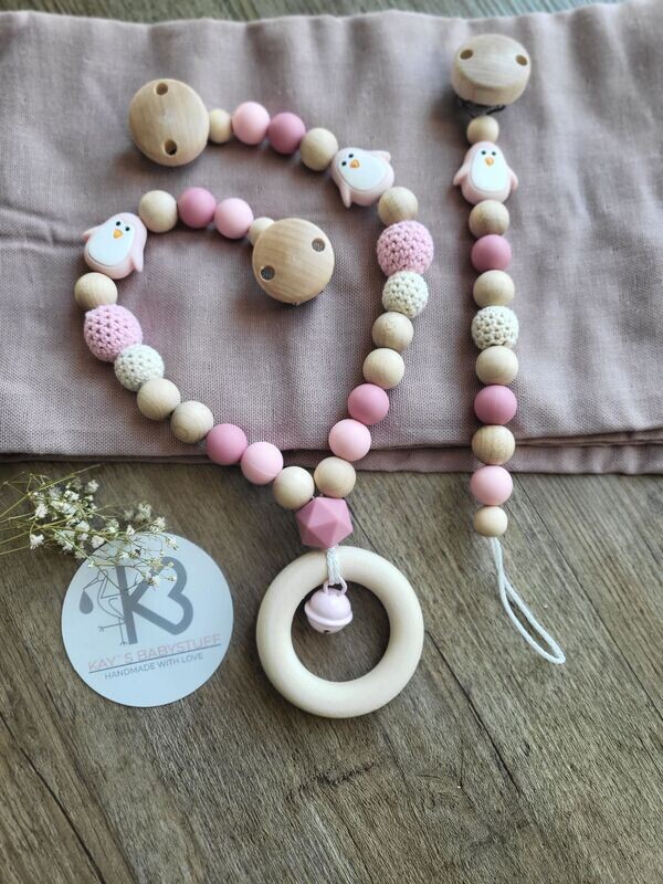 Babyset ohne Name Pinguin