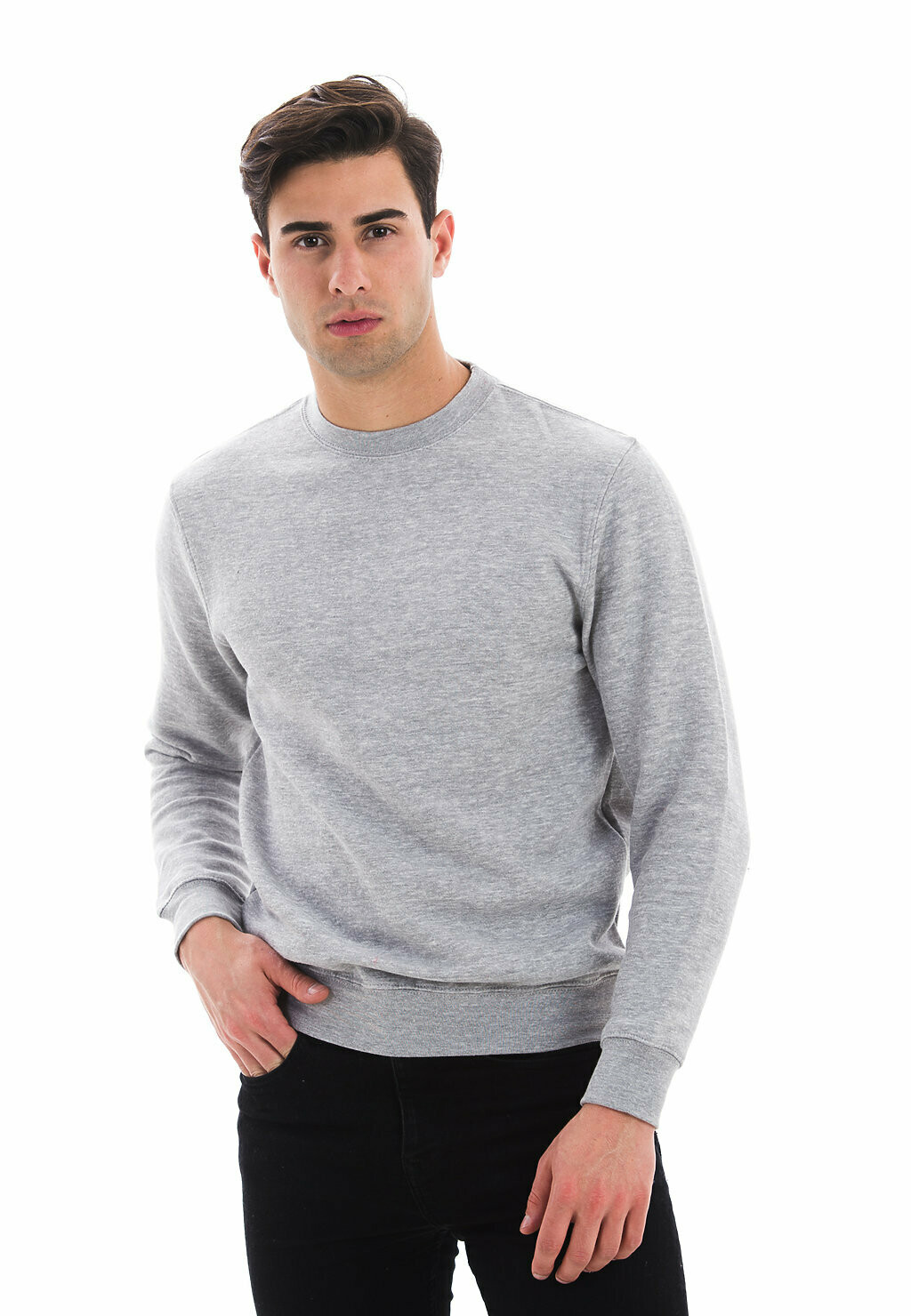 Premium Heather Grey Sweatshirt