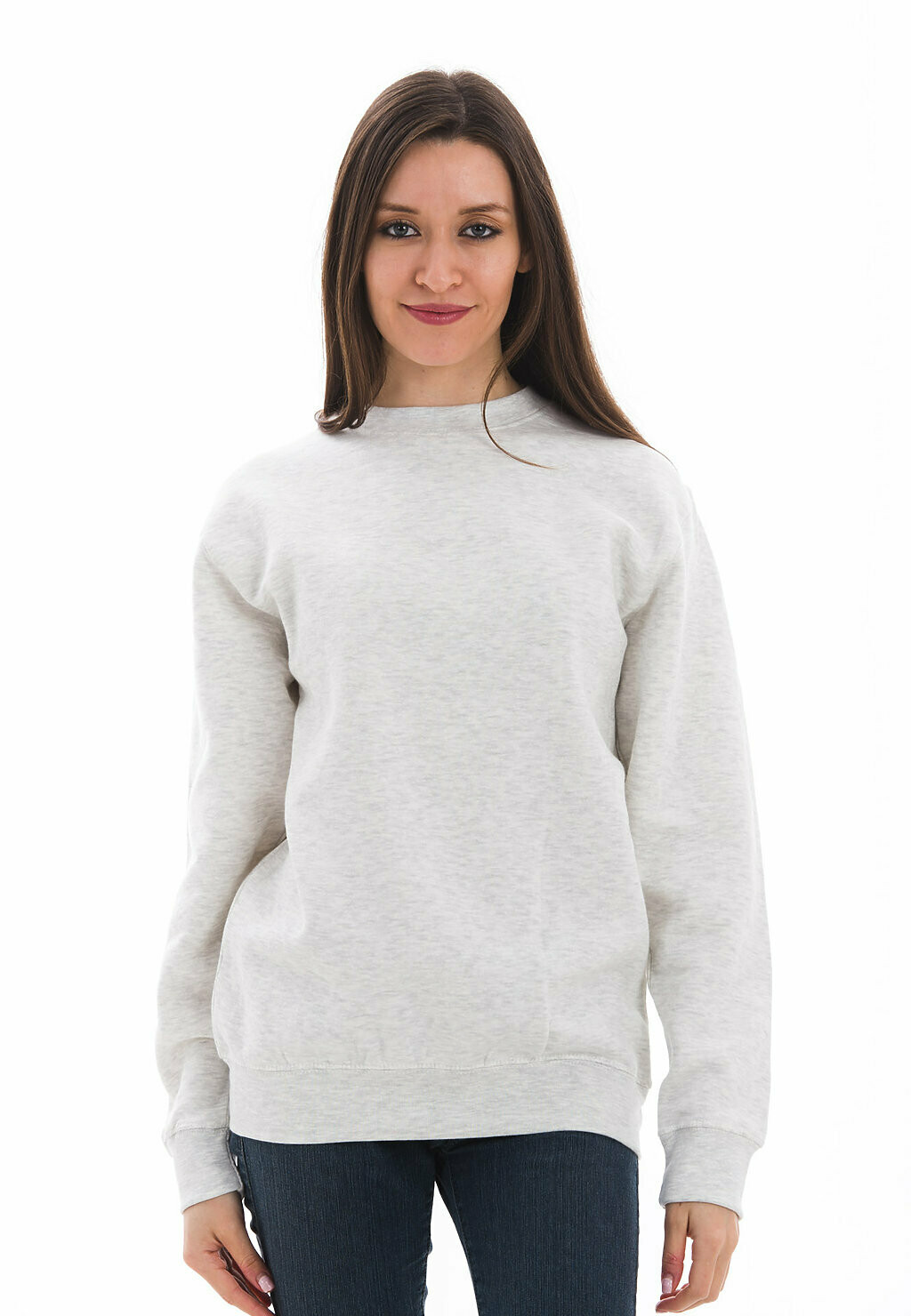 Premium Off White Heather Sweatshirt