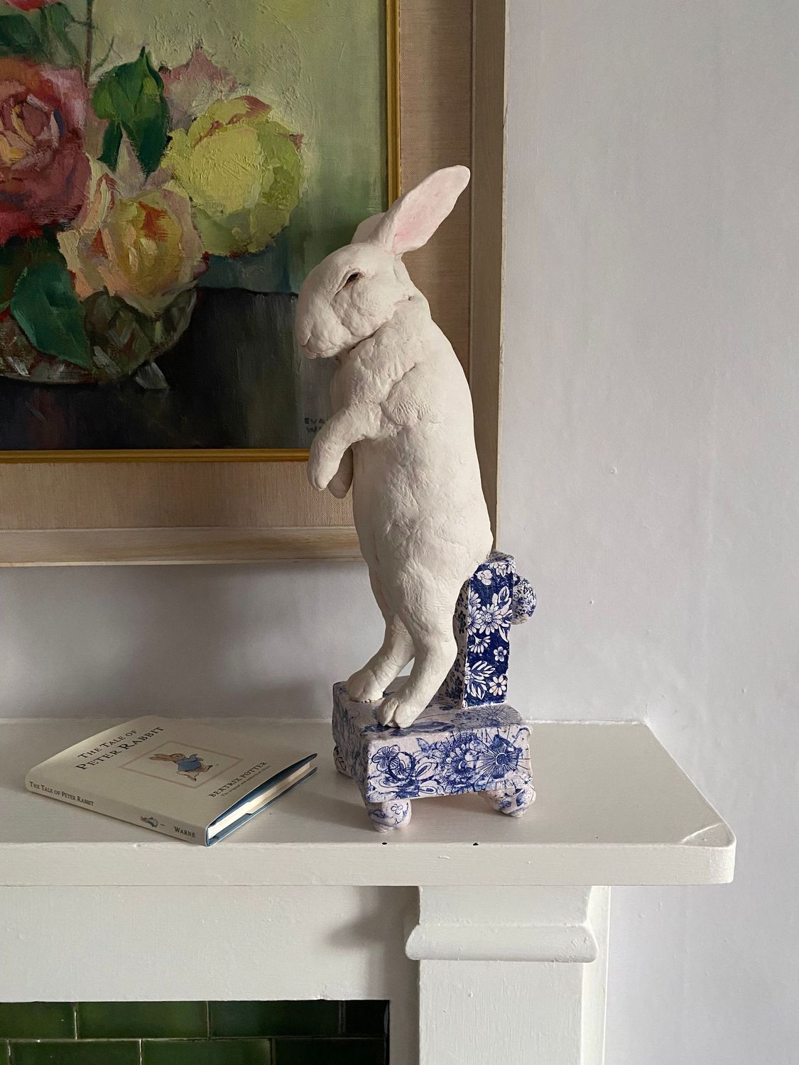 Standing White Rabbit MADE TO ORDER Standing White Rabbit MADE TO ORDER