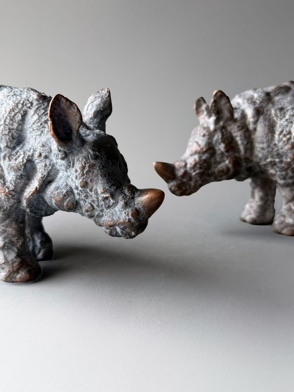 Unicornis. Bronze rhino 1/8 Unicornis. Bronze rhino 1/8