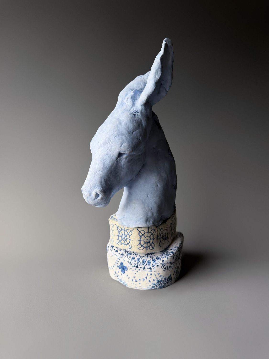 Blue Donkey Head