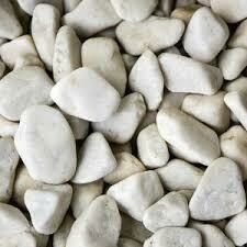 Snow White Marble Pebble