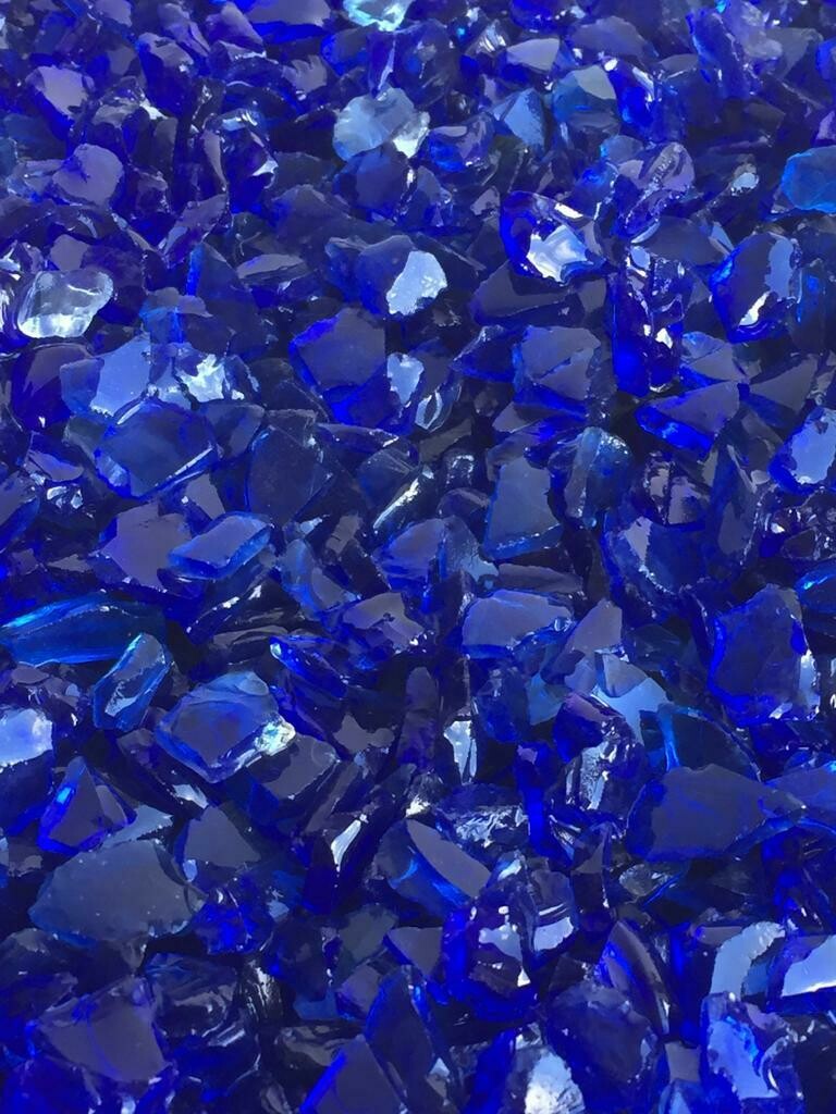 Blue Magic Crushed Glass