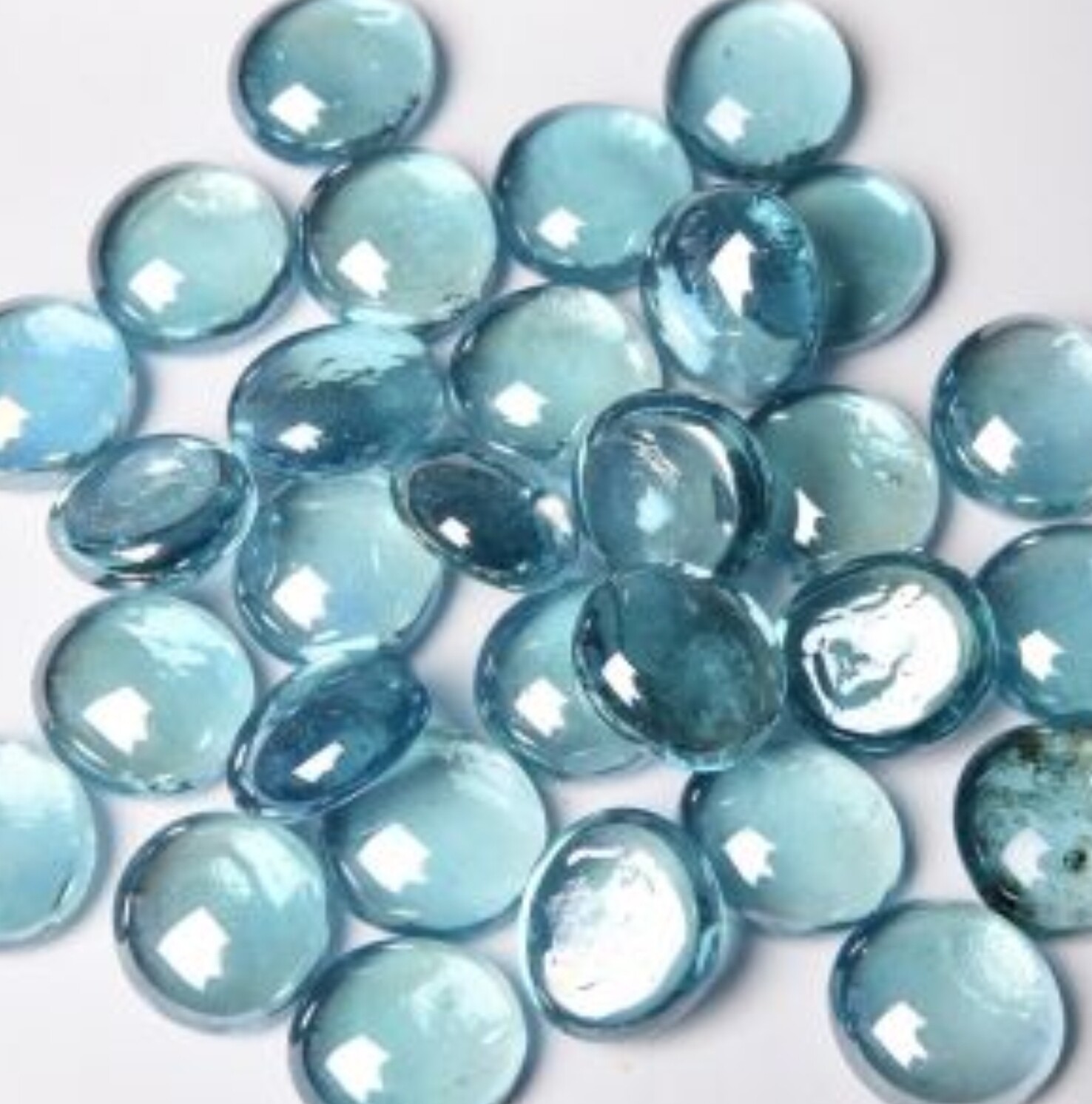 Torquise Glass Pebble