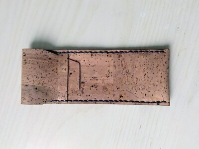 Pen case from cork
