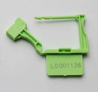 C931 Plastic Padlocseal SEQUENTIALLY NUMBERED