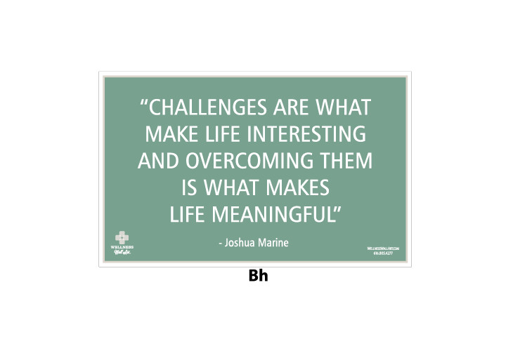 CHALLENGES ARE WHAT MAKE LIFE INTERESTING...
