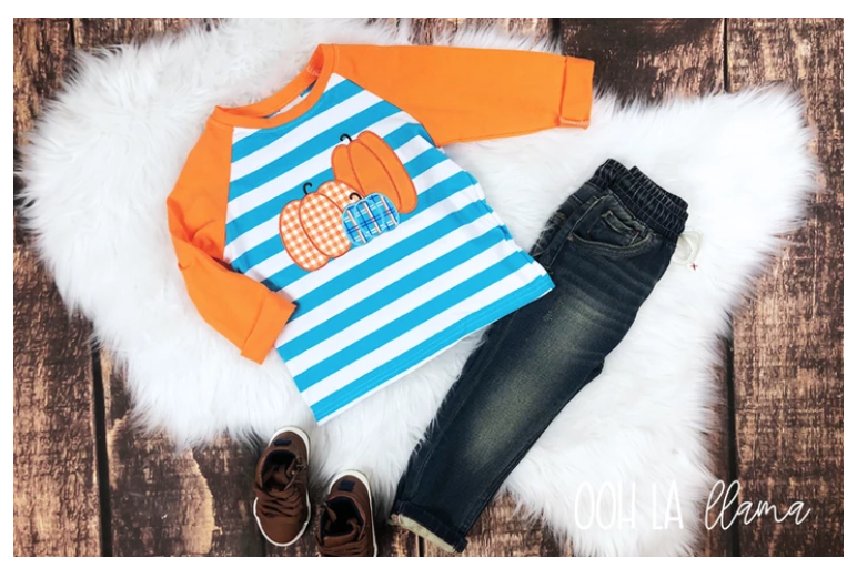Boy's Pumpkin Blues Shirt
