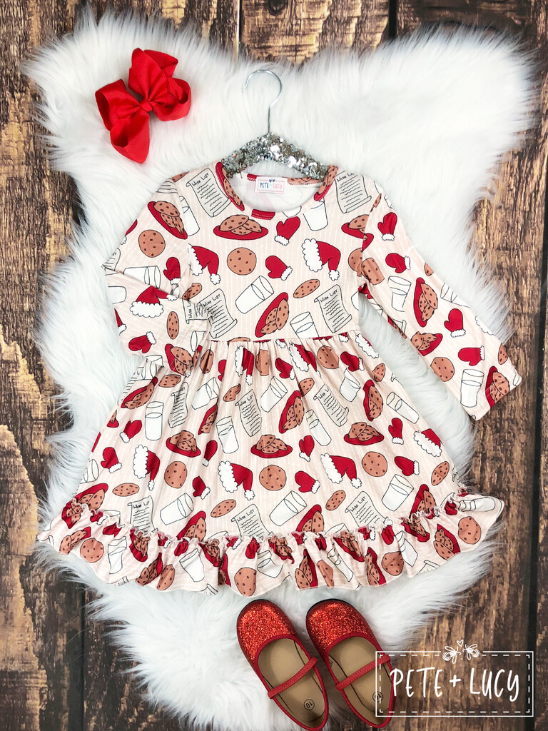 Holiday Milk n Cookies Dress by Pete + Lucy