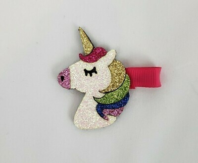 Unicorn Glitter Clip