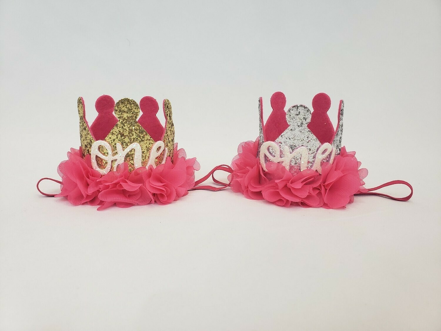 1st birthday crown headband