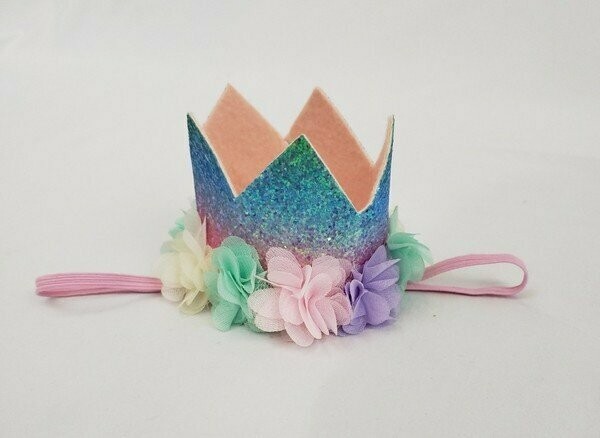 Rainbow Princess Crown Headbands