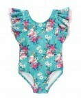 Fancy Me Floral Butterfly Sleeve One Piece