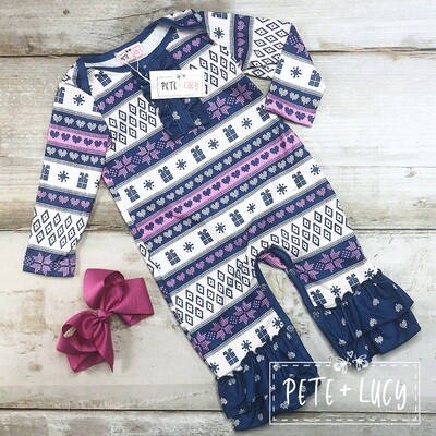 Nordic Winter Romper by Pete + Lucy