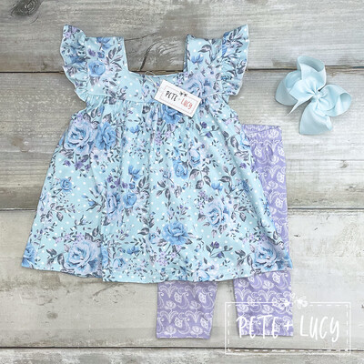 Baby Blues Shorts Set by Pete + Lucy