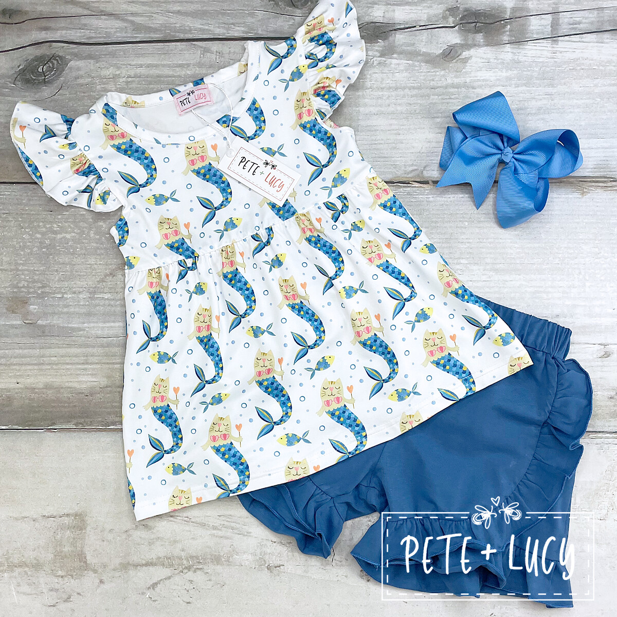 Mercat Shorts Set by Pete + Lucy