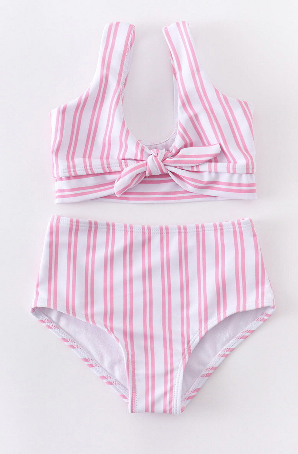 Pink Stripe 2pc Swim Suit