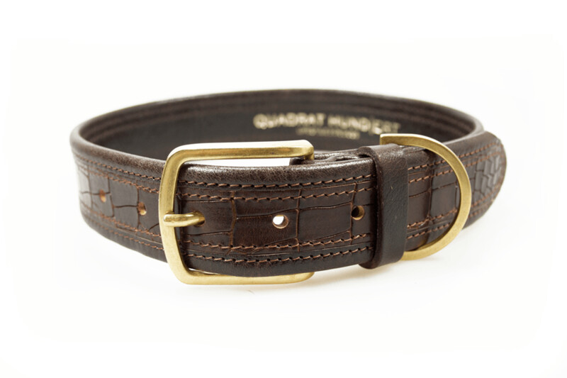 HALSBAND MIT KROKODILPRÄGUNG