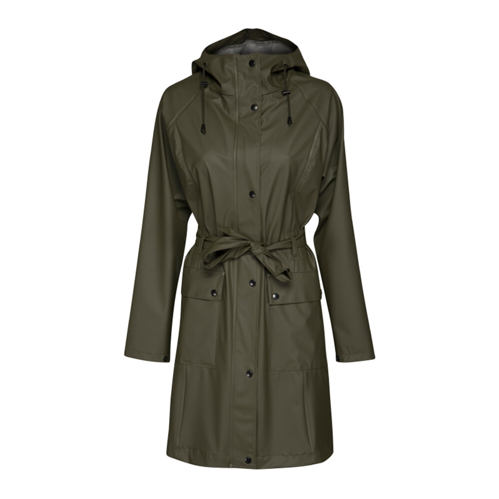 WASSERDICHTER ARMY RAIN TRENCHCOAT