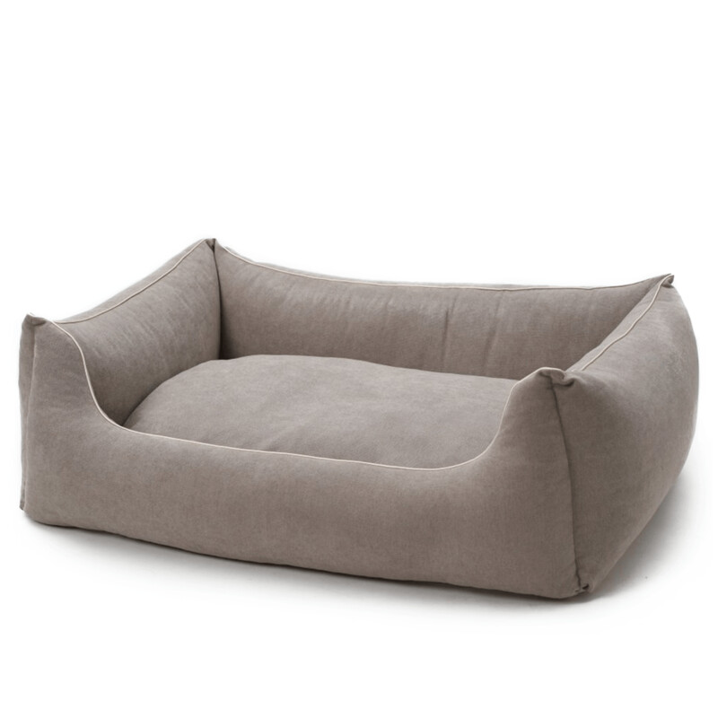 HUNDEBETT EXKLUSIV VELOURS SAND HUNDEBETT EXKLUSIV VELOURS SAND