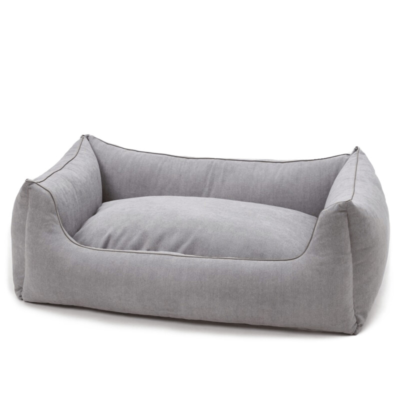 HUNDEBETT EXKLUSIV VELOURS GRAU HUNDEBETT EXKLUSIV VELOURS GRAU
