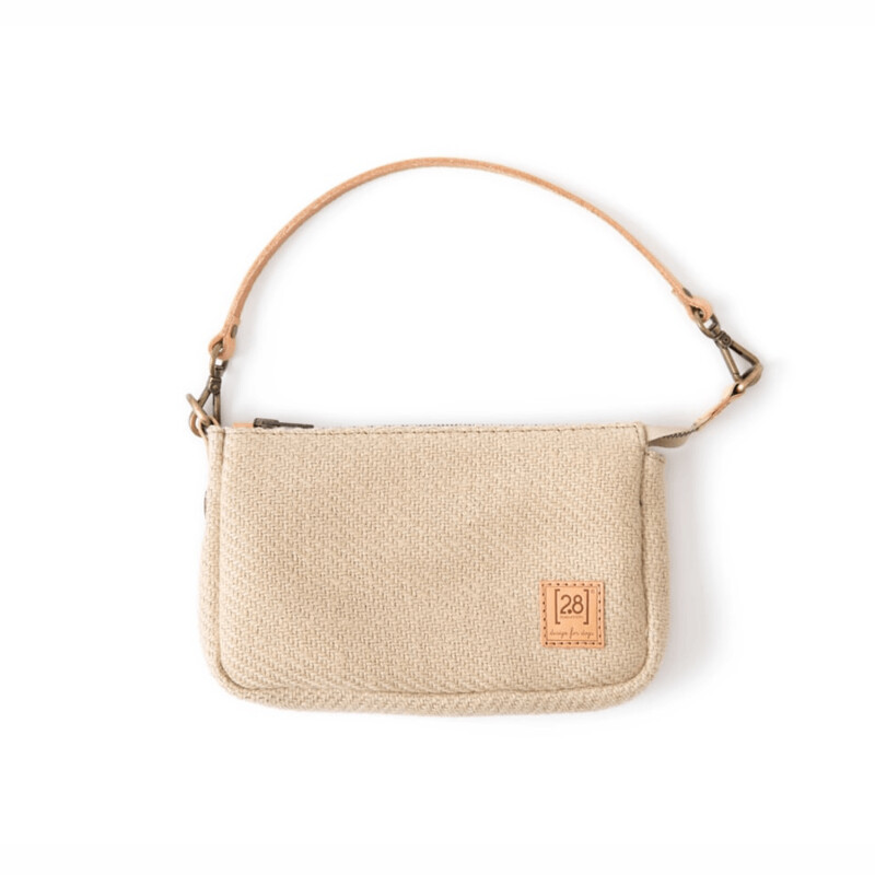 POCHETTE MINI INGE AUS JUTE MIT SCHULTERRIEMEN POCHETTE MINI INGE AUS JUTE MIT SCHULTERRIEMEN