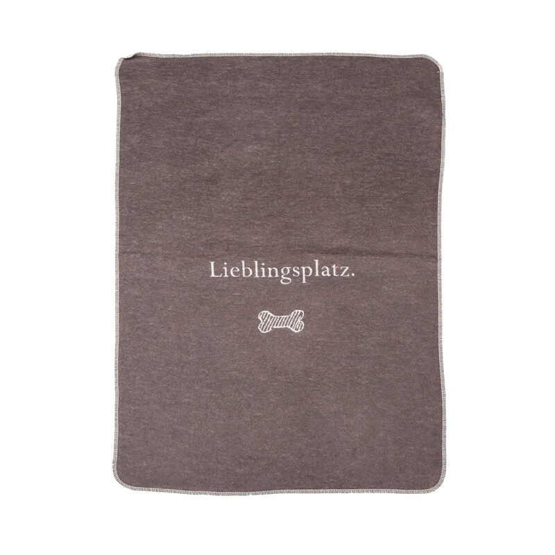 HUNDEDECKE LIEBLINGSPLATZ TAUPE