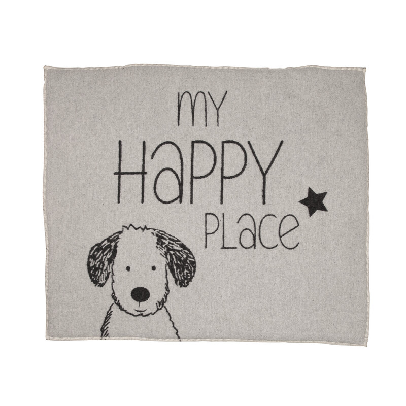 KLEINE GEPOLSTERTE HUNDEMATTE 'MY HAPPY PLACE' KLEINE GEPOLSTERTE HUNDEMATTE 'MY HAPPY PLACE'