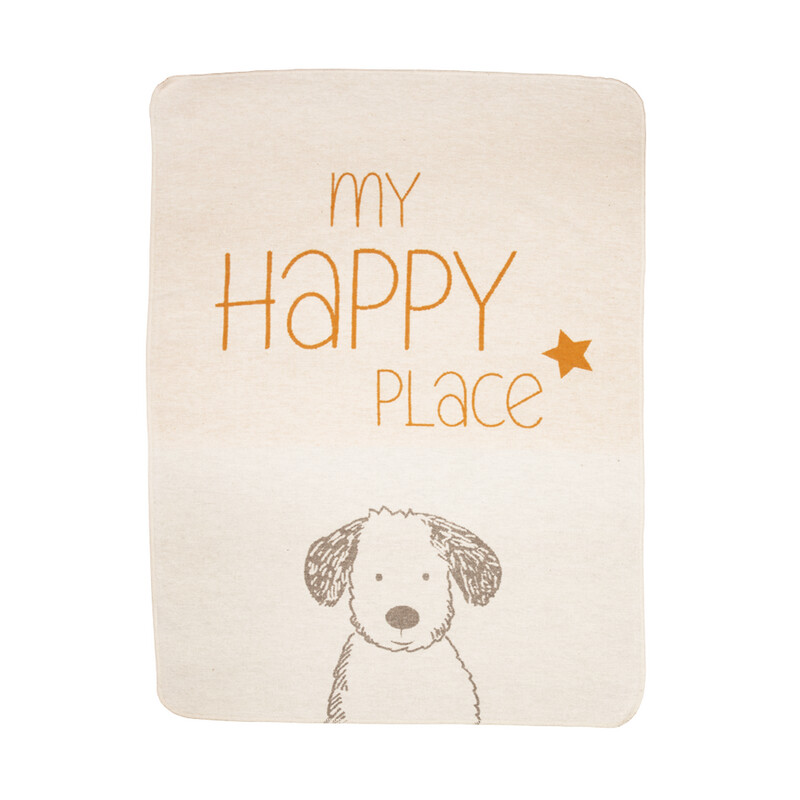 HUNDEDECKE MY HAPPY PLACE