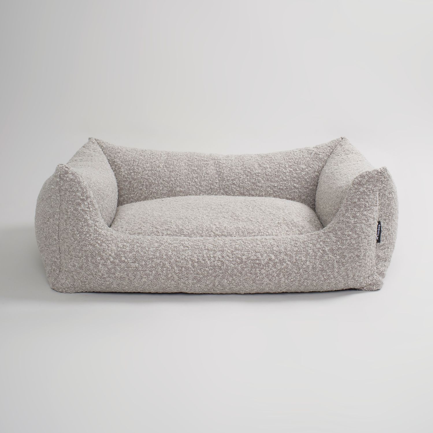 HUNDEBETT BOUCLÈ HELLGRAU | MEMORY FOAM