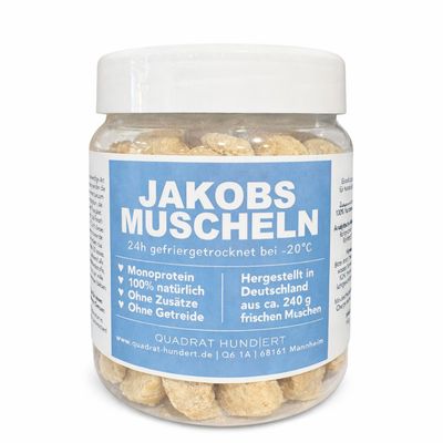 JAKOBSMUSCHELN GEFRIERGETROCKNET JAKOBSMUSCHELN GEFRIERGETROCKNET