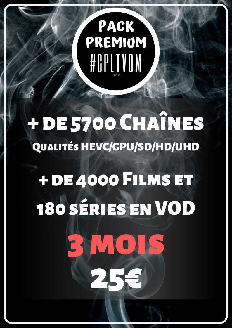 Abonnement Premium Pack 3 mois