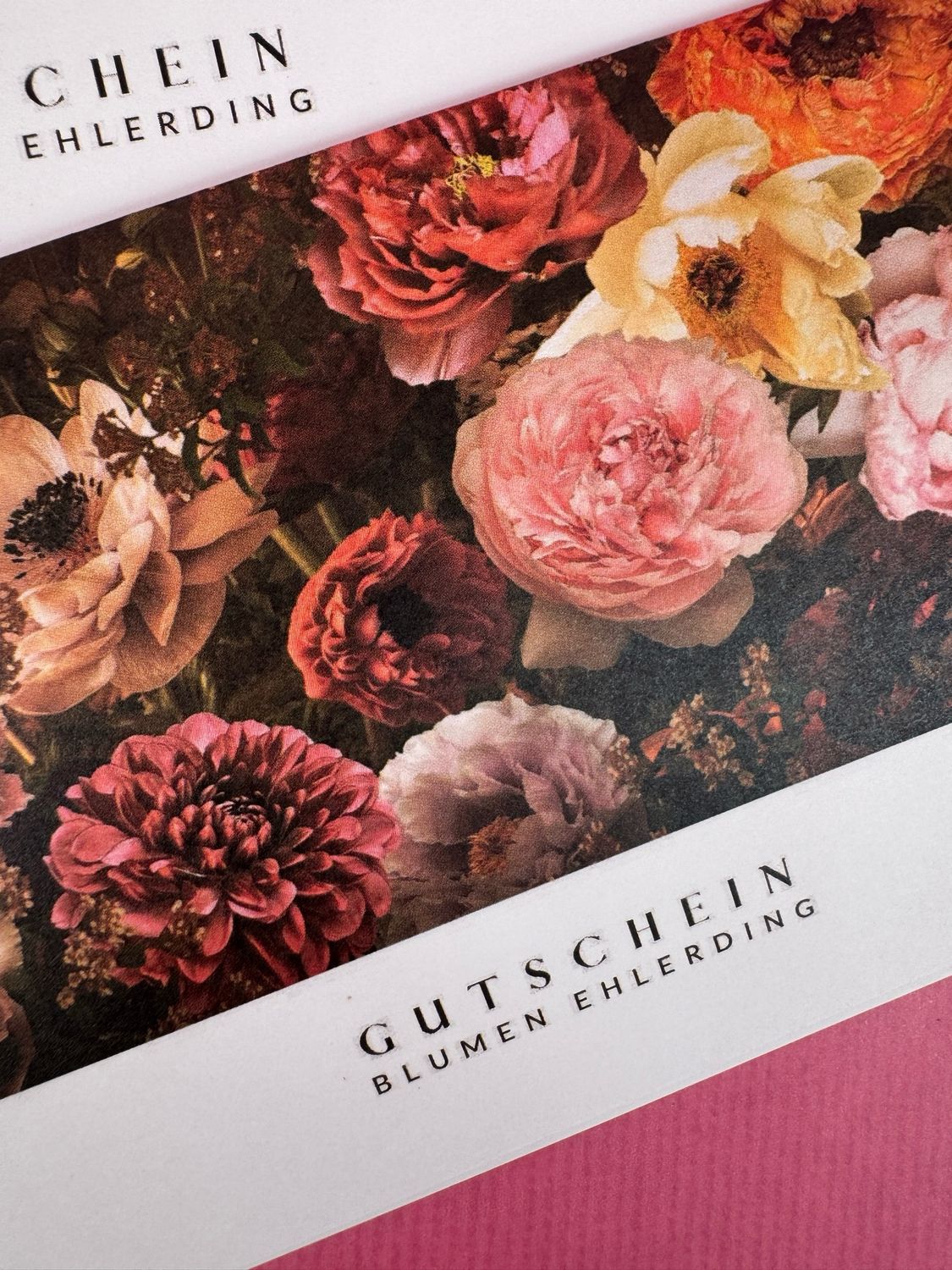 Gutschein (Einlösbar im Geschäft)