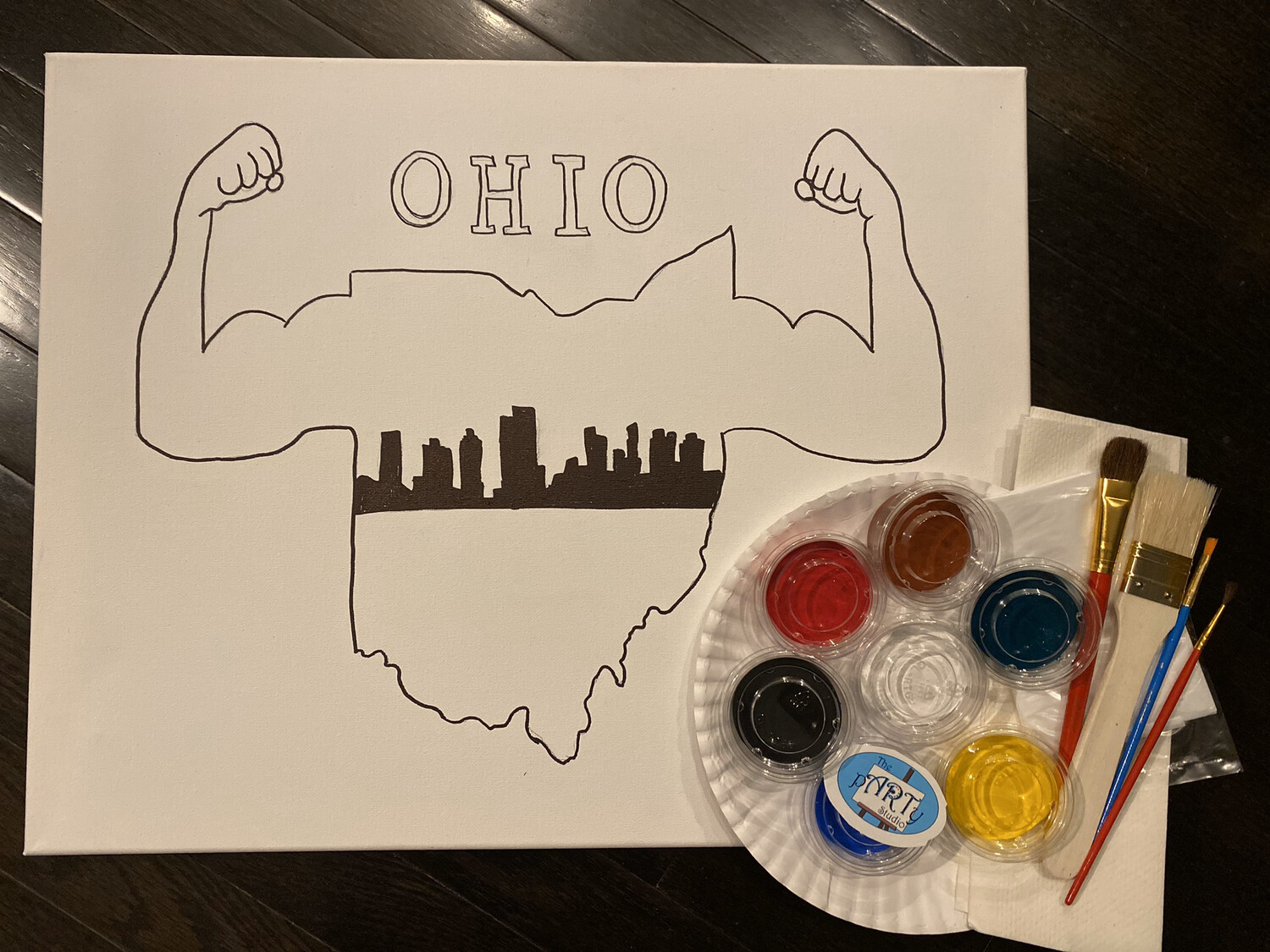 OhioStrong • At Home Art Kit 16x20 Canvas OhioStrong • At Home Art Kit 16x20 Canvas