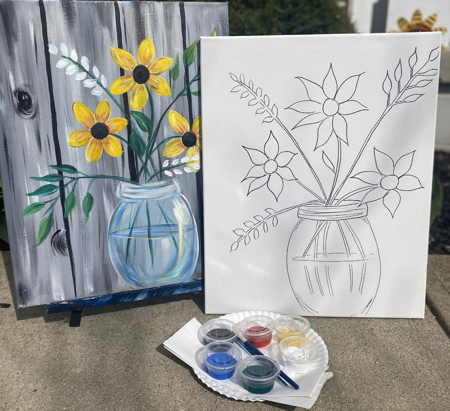Vase Of Flowers • At Home Art Kit 16x20 Vase Of Flowers • At Home Art Kit 16x20