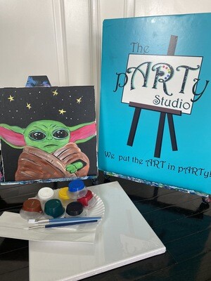 Baby Yoda • At Home Art Kit 12x12