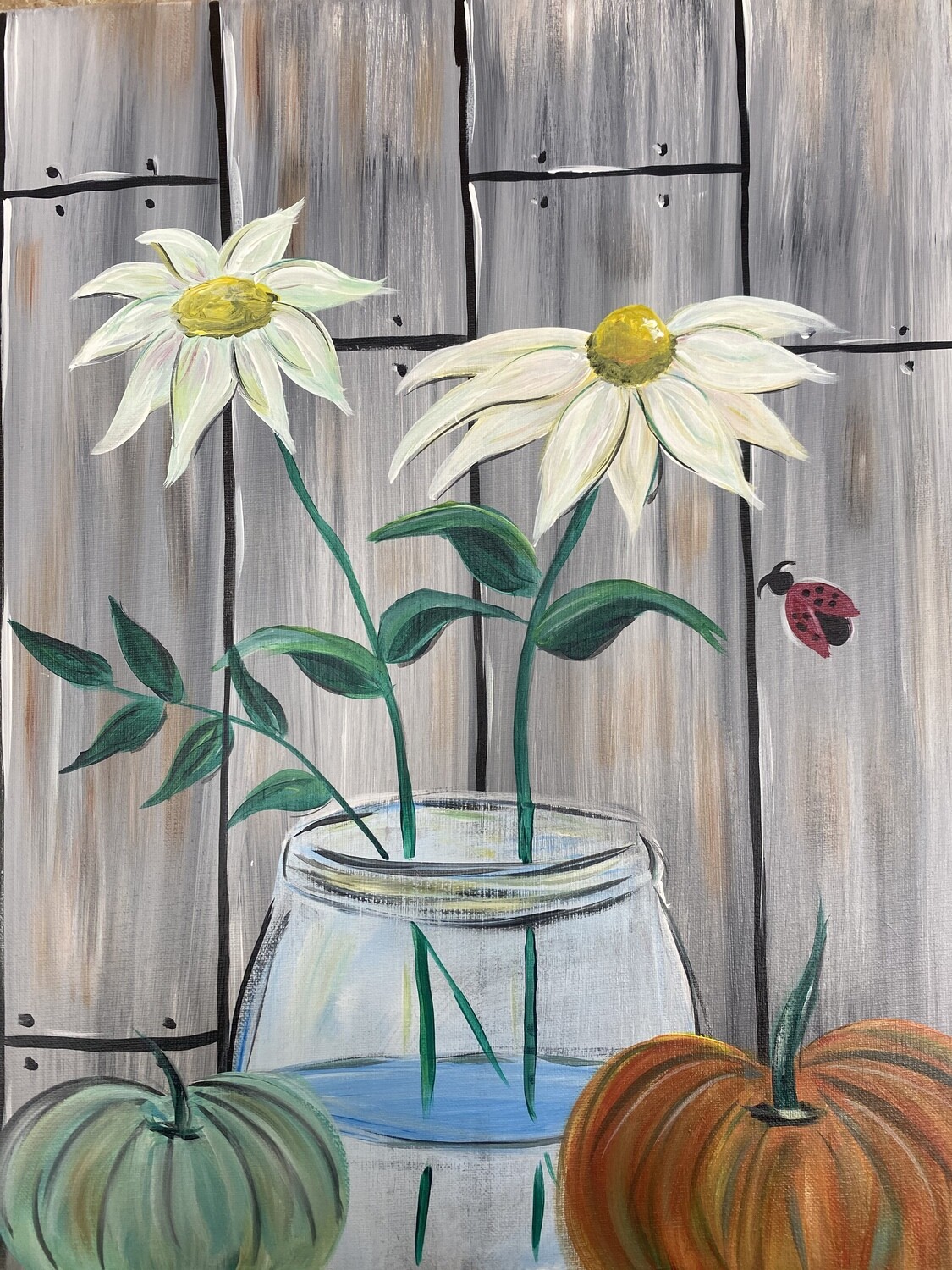 10/22/2020 6:30pm - 9:30pm
"White Daisies" Paint Night @ The pARTy Studio 10/22/2020 6:30pm - 9:30pm
"White Daisies" Paint Night @ The pARTy Studio