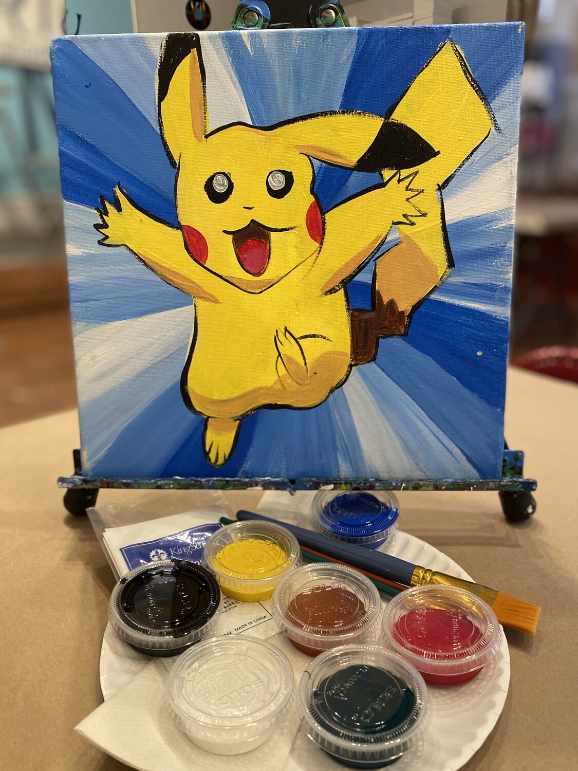 Pikachu ~ At Home Art Kit 12x12 Pikachu ~ At Home Art Kit 12x12