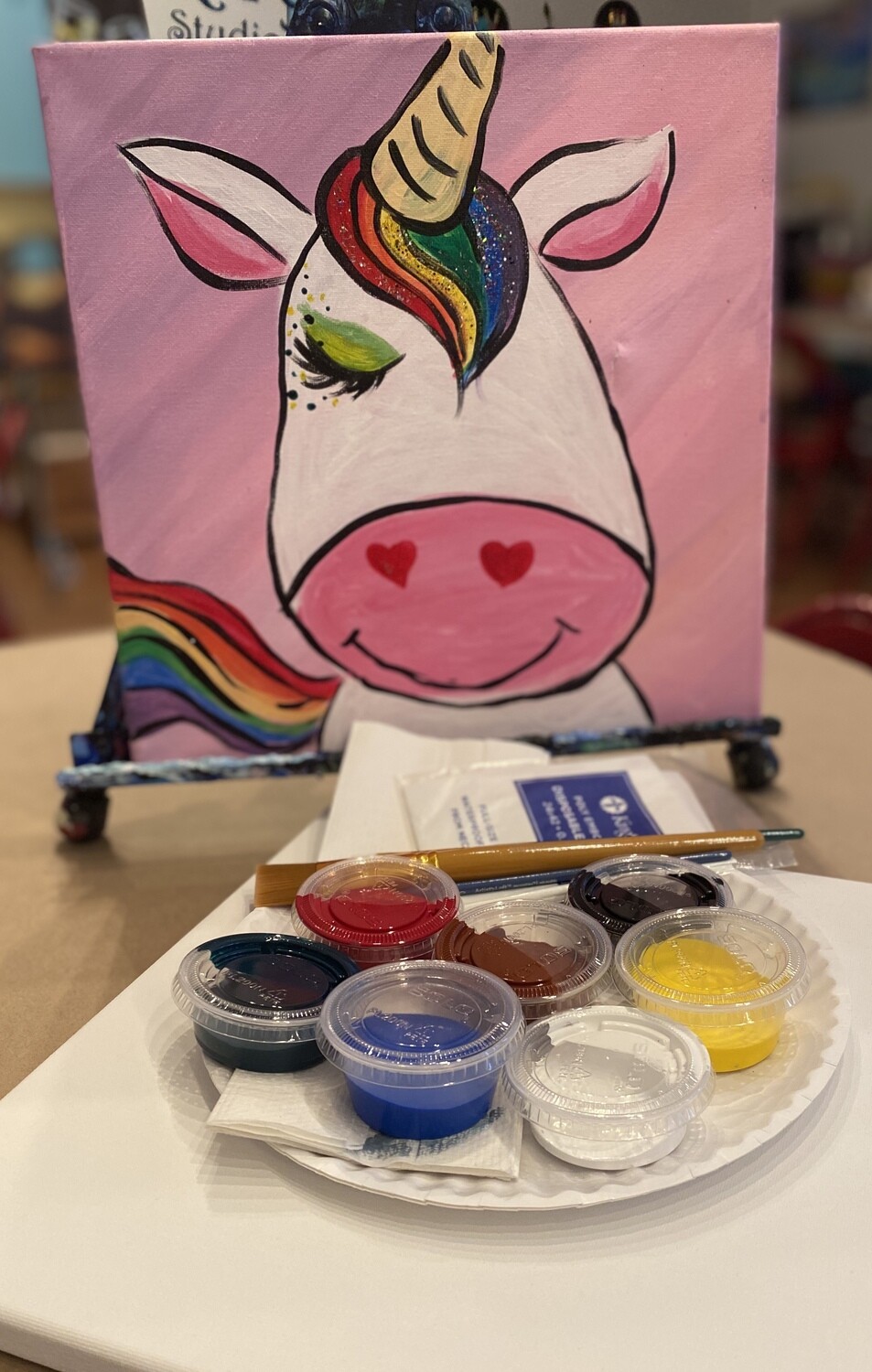 Magical Unicorn - At Home Art Kit 12x12 Magical Unicorn - At Home Art Kit 12x12