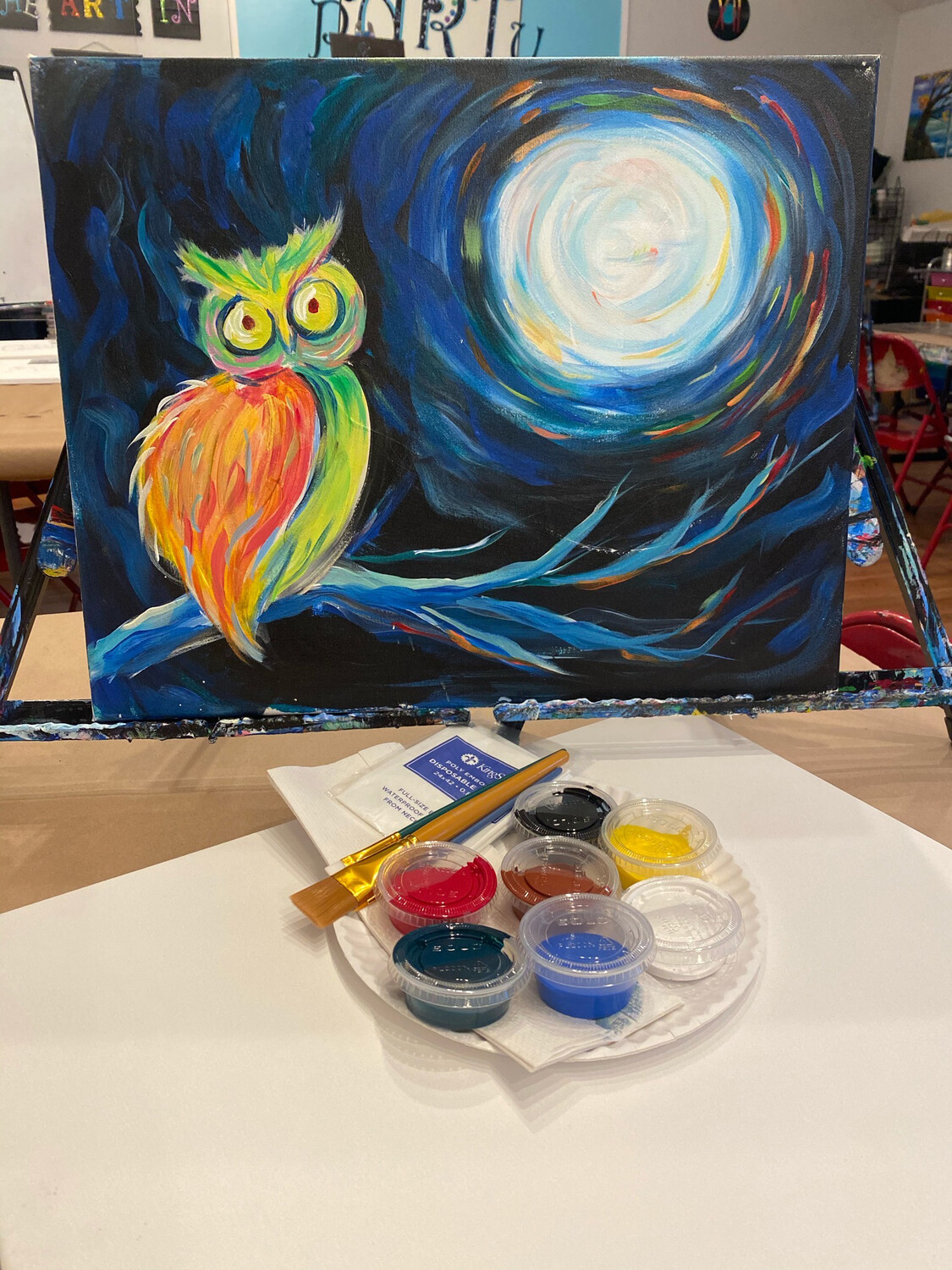 Night Owl • At Home Art Kit 16x20 Night Owl • At Home Art Kit 16x20